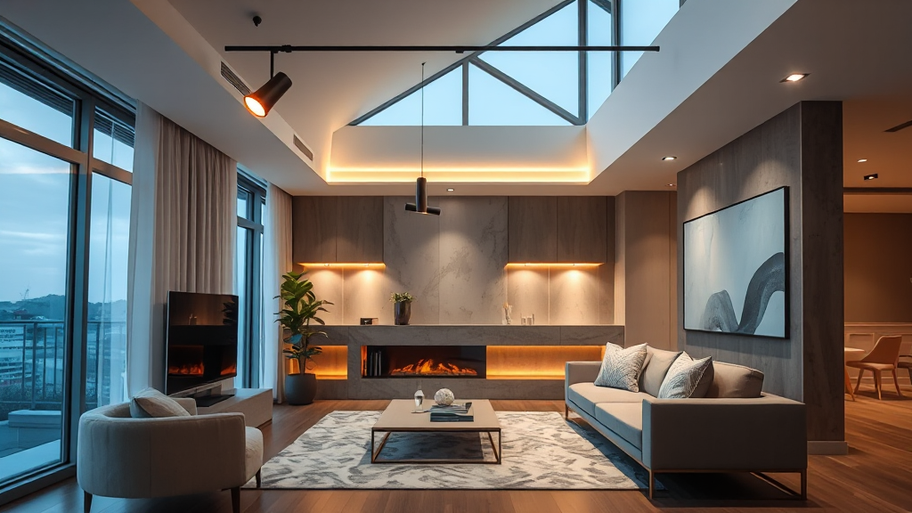 Sina magnetica incastrata: Solutia moderna pentru iluminatul interior